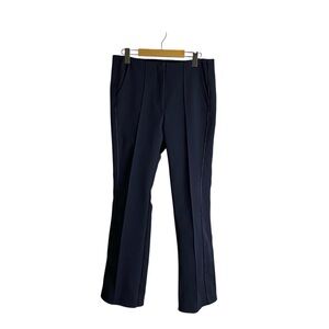 Esprit Women's Dark Blue Pleated Straight Leg Pants